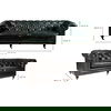 Birmingham Sofa Black Leather thumbnail 12