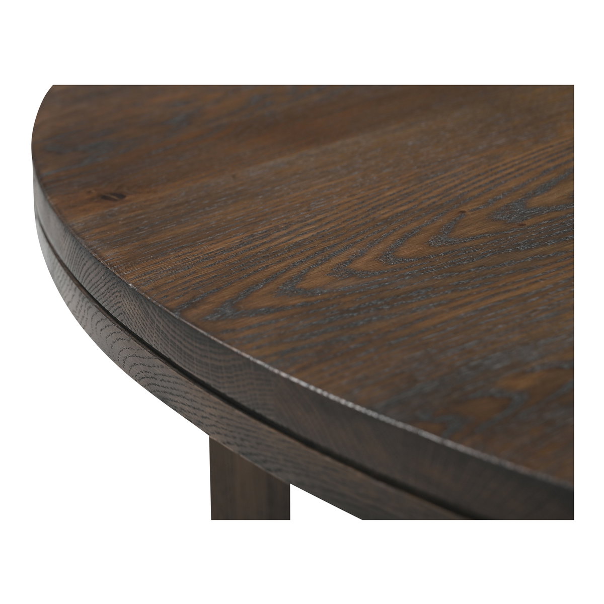 Joel Coffee Table Dark Brown, by Moe's Home, 42" width x 15" height x 42" depth View 5