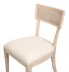Ridge Chair, Dining Chair by Sarreid, 20" length x 22" width x 35" height thumbnail 12