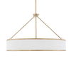 Algiers 8 Light Drum Pendant, Ceiling Light by Uttermost, 19" height x 30" diameter thumbnail 8