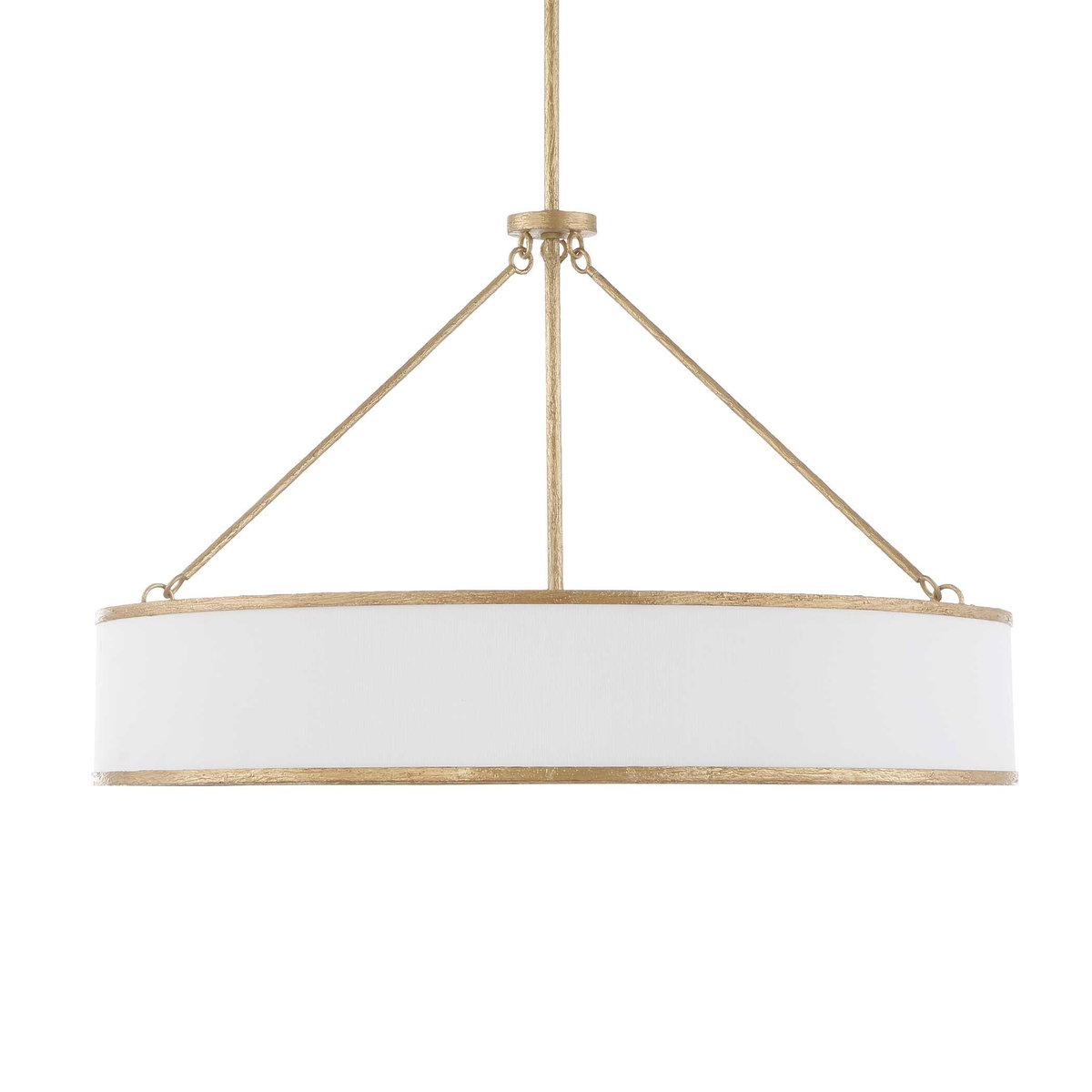 Algiers 8 Light Drum Pendant, by Uttermost, 19" height x 30" diameter View 8
