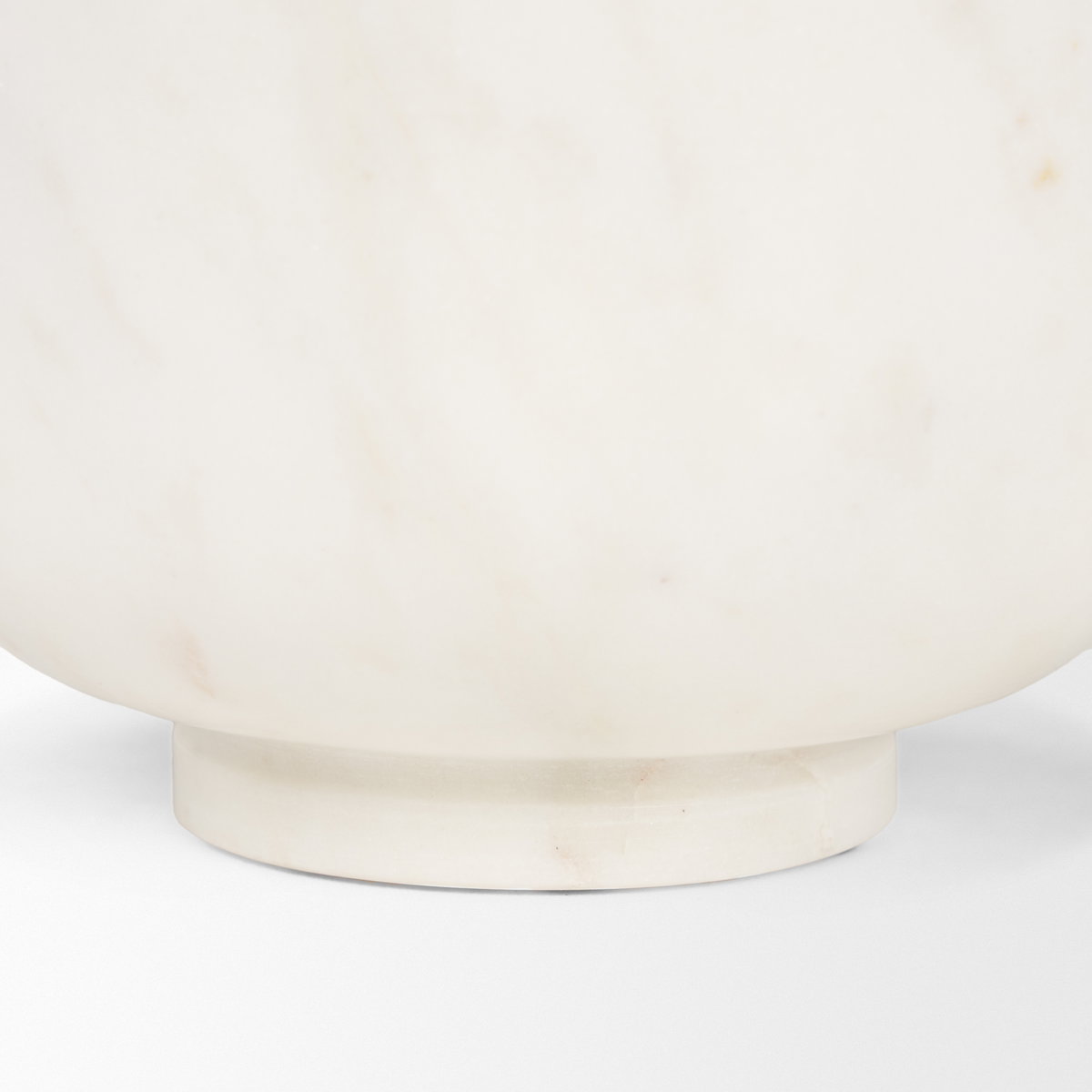 Katora Small Premium Solid White Marble Bowl, Decorative Bowl by Mercana, 6.5" length x 6.5" width x 4" height View 8