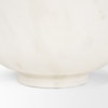 Katora Small Premium Solid White Marble Bowl, Decorative Bowl by Mercana, 6.5" length x 6.5" width x 4" height thumbnail 8