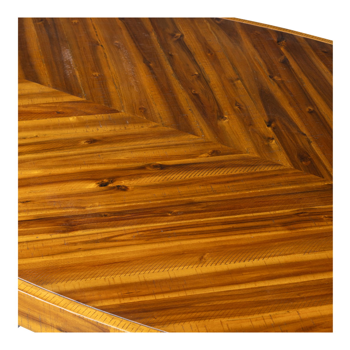 Parq Oval Dining Table Amber, by Moe's Home, 72" width x 30.5" height x 42.5" depth View 9