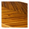 Parq Oval Dining Table Amber, by Moe's Home, 72" width x 30.5" height x 42.5" depth thumbnail 9