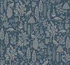 Menagerie Toile Dark Blue Wallpaper thumbnail 0