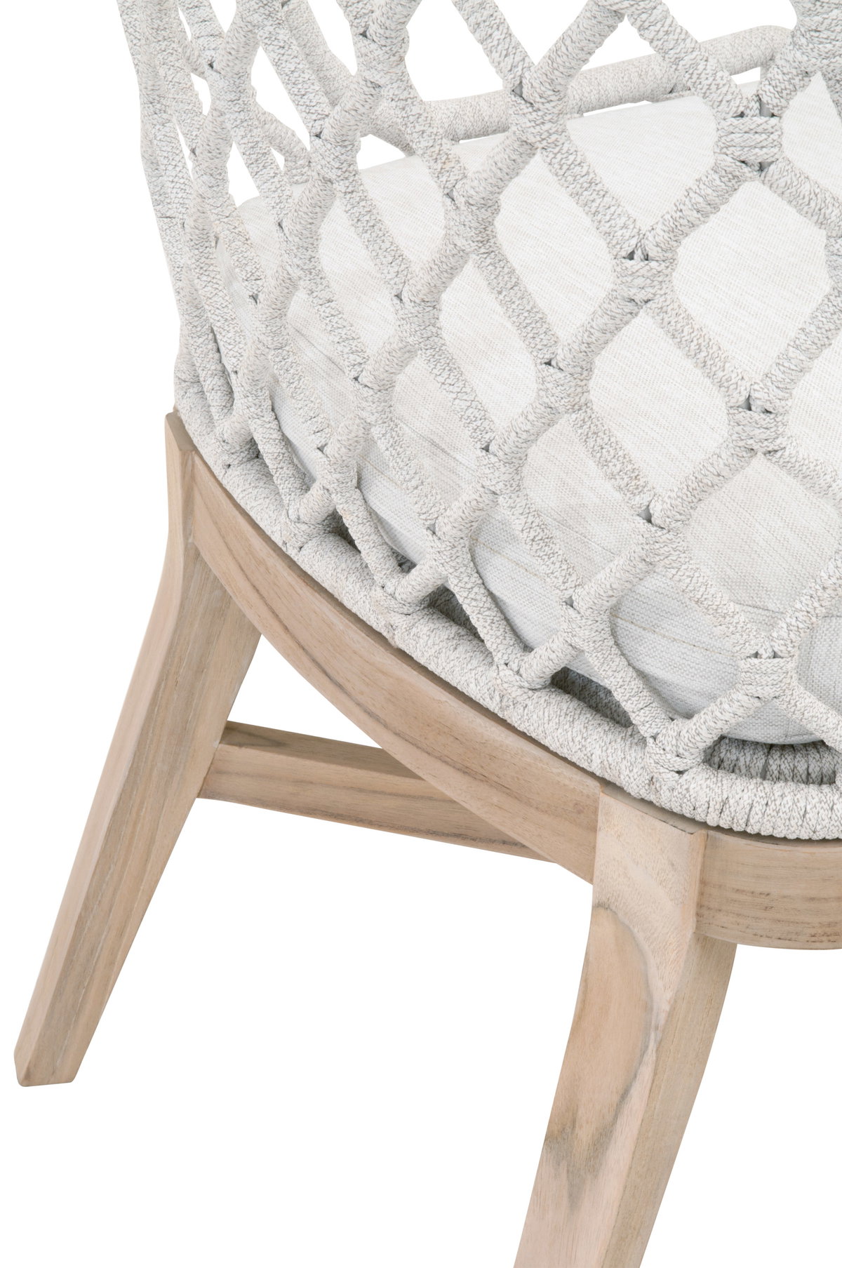 Lattis Outdoor Dining Chair, by Essentials for Living, 22" width x 35.75" height x 23.5" depth View 7