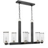 Jarsdel 6 Light Industrial Island Light, Pendant by Uttermost, 44.5" width x 25" height x 11.5" depth thumbnail 5