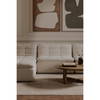 Lino Ottoman Textured Oat, by Moe's Home, 42.5" width x 17.7" height x 43.3" depth thumbnail 7