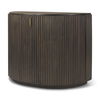 Terra Fluted Dark Brown 2-Door Accent Cabinet, Cabinets & Chest by Mercana, 42" length x 19" width x 32" height thumbnail 1