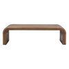 Wynne Coffee Table Brown, by Dovetail, 55.15" width x 16.4" height x 31.5" depth thumbnail 2