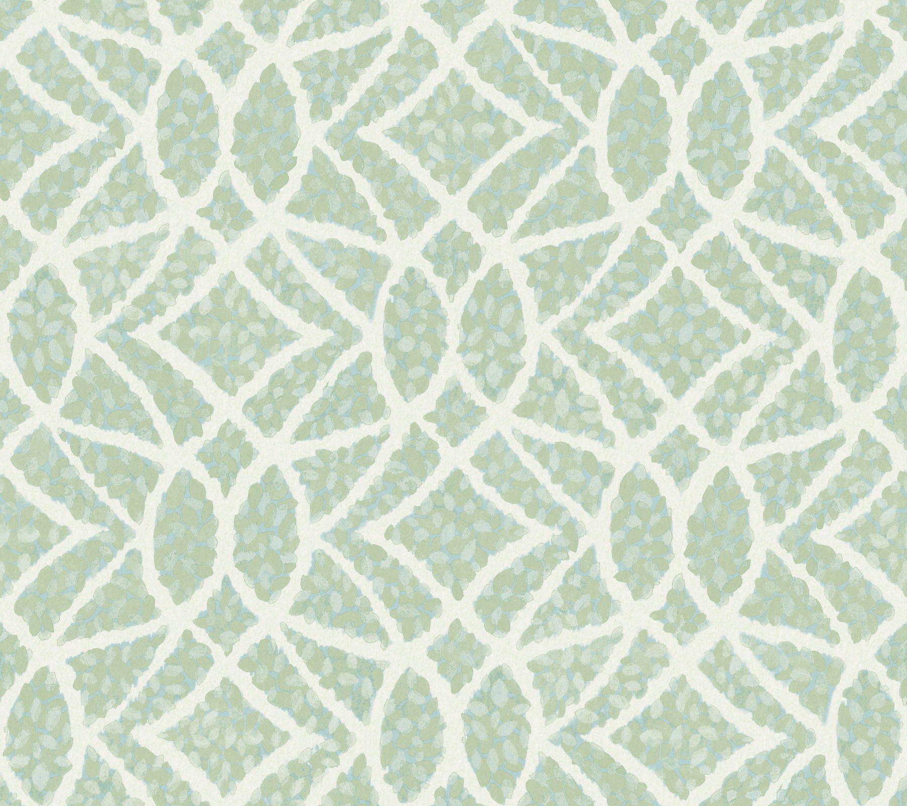 Boxwood Garden Teal Wallpaper large image 