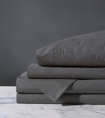 Online Designer Bedroom VAIL PERCALE SHEET SET IN SLATE-QUEEN