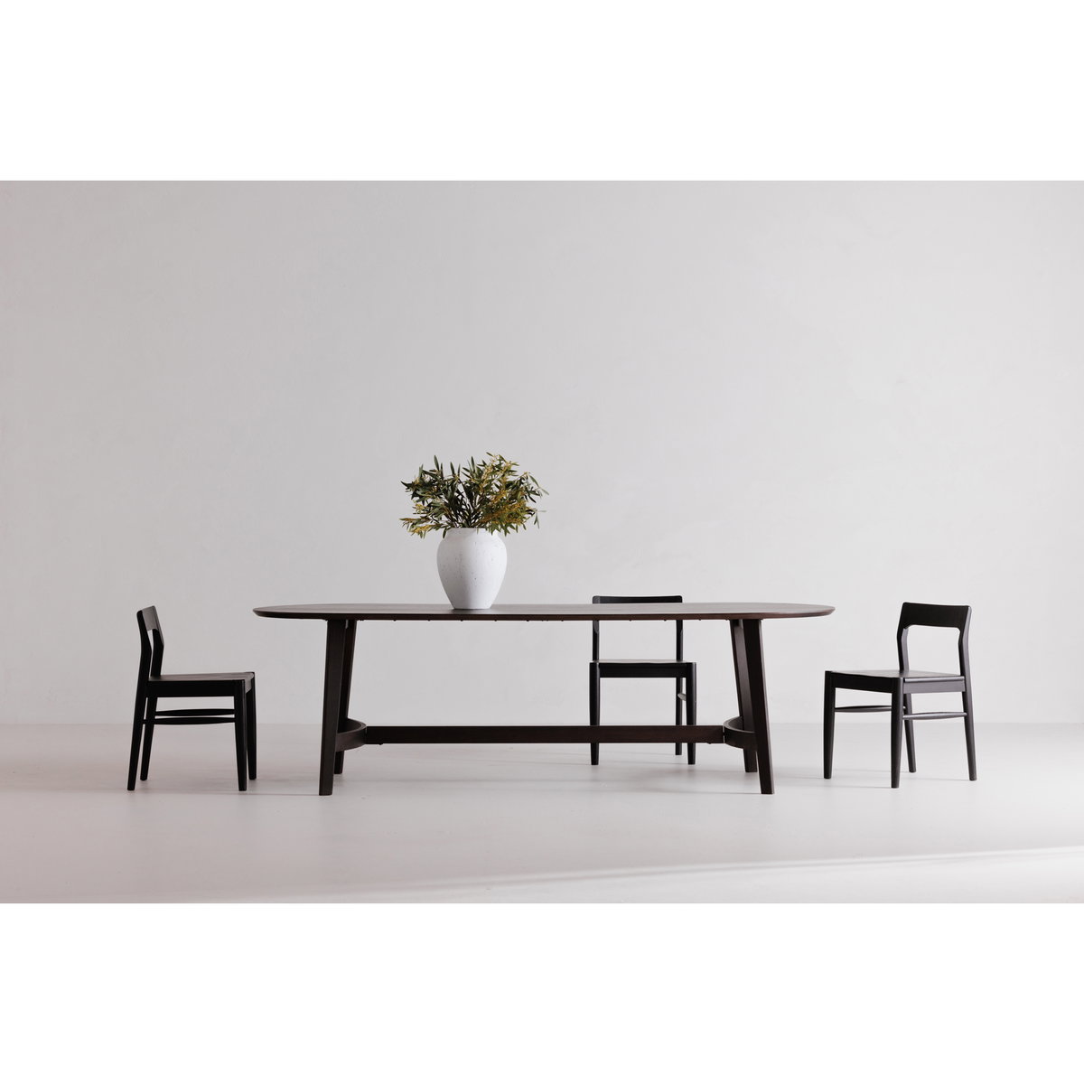 Owing Dining Chair Black - Set Of Two, by Moe's Home, 19.5" width x 30" height x 20" depth View 11