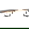 Bent Small Dining Table Brown, by Moe's Home, 98.5" width x 29.5" height x 40" depth thumbnail 2