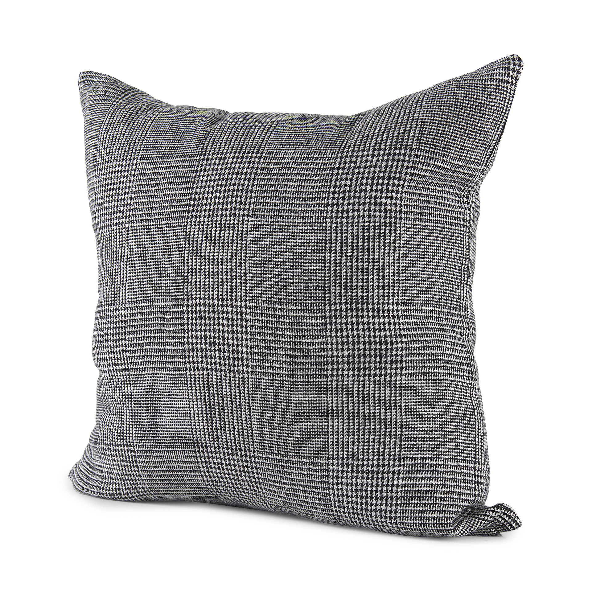 Ramone 20 x 20 Black and White Fabric Decorative Pillow Cover large image 