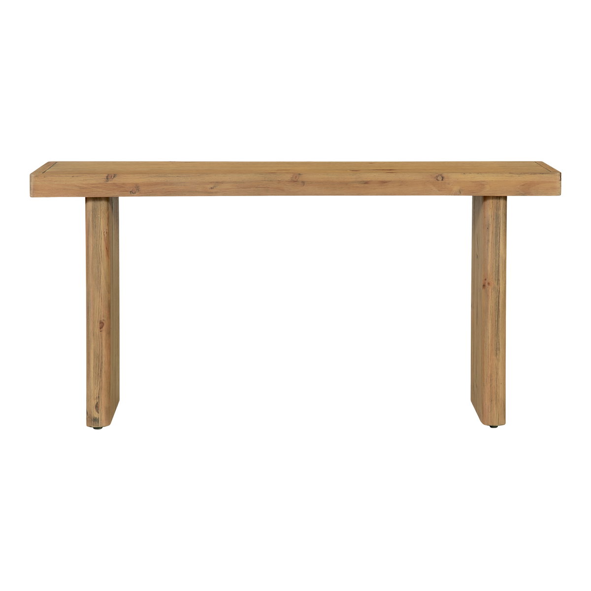 Monterey Console Table Rustic Blonde, by Moe's Home, 60" width x 30" height x 15.75" depth View 1