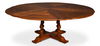 Walnut Jupe Dining Table, Ex-Large, by Sarreid, 80" length x 80" width x 30" height thumbnail 24