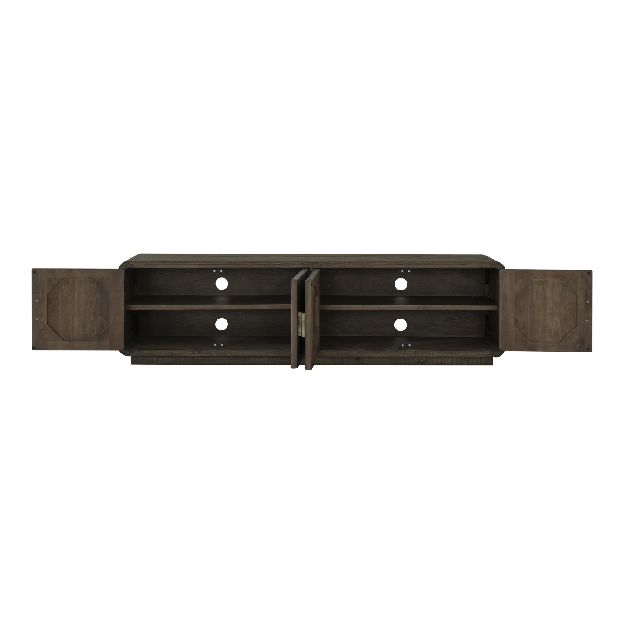Monterey Media Cabinet Aged Brown large image 