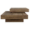 Rustic Planes Modern Coffee Table thumbnail 5