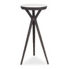 Tilton White Marble Accent Table, Side & End Table by Uttermost, 11" width x 24" height x 11" depth thumbnail 1