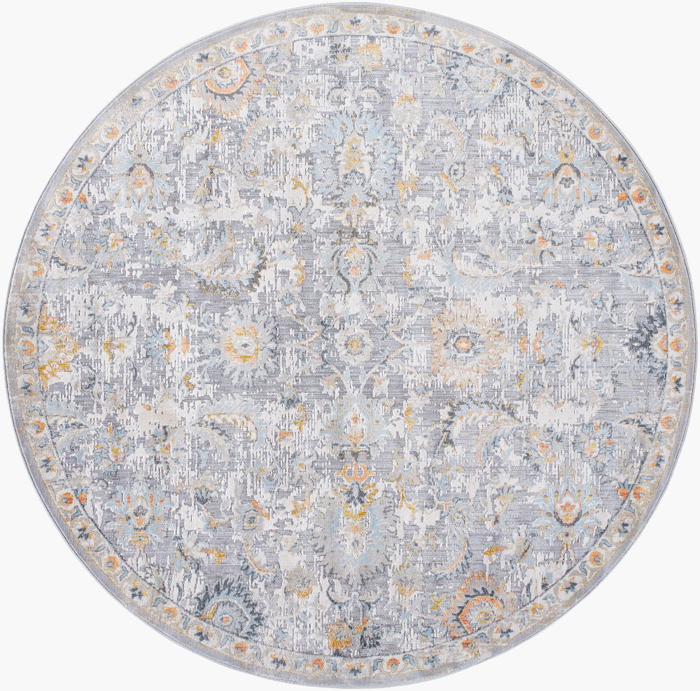 Hassler Machine Woven Rug, by Surya, 6'6.74" length x 6'6.74" width