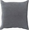 Cotton Velvet Accent Pillow, Decorative Pillow by Surya, 18" length x 18" width thumbnail