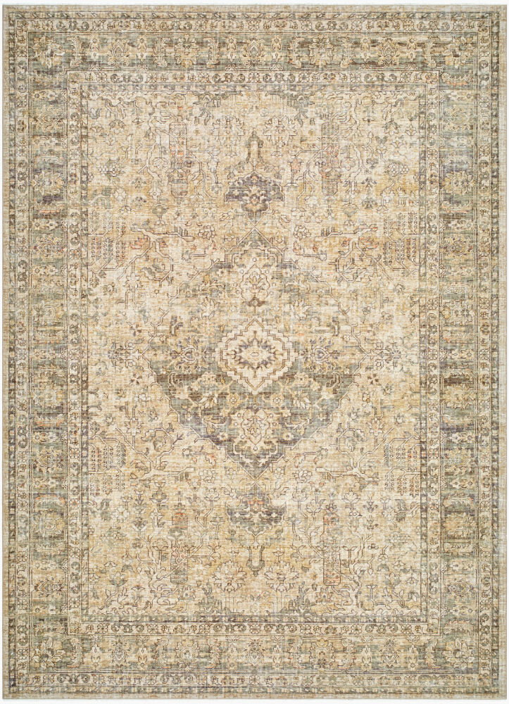 Renaissance Handmade Rug, by Surya, 8'10.3" length x 6'5.16" width