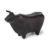 Taurus II 9L x 4W Black Cast Aluminum Bull Decorative Object, by Mercana, 9" length x 4" width x 6" height thumbnail 1