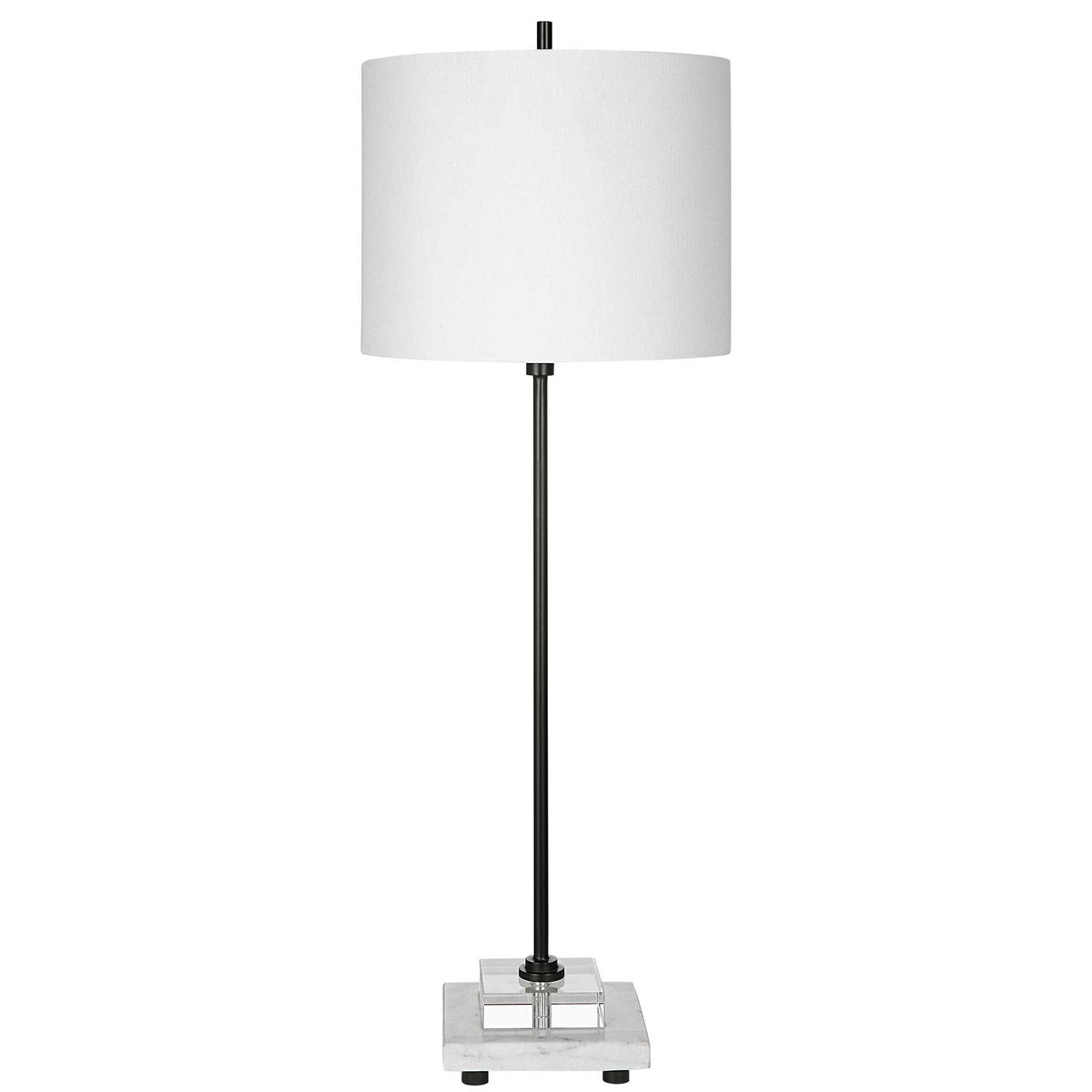 Ciara Sleek Buffet Lamp, Table Lamp by Uttermost, 11" width x 33" height x 11" depth View 5