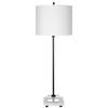 Ciara Sleek Buffet Lamp, Table Lamp by Uttermost, 11" width x 33" height x 11" depth thumbnail 5