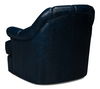 Scoth Swivel Chair In Distilled Lthr,Blu, Seating by Sarreid, 35" length x 39" width x 35" height thumbnail 11