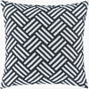 Basketweave Accent Pillow, Decorative Pillow by Surya, 20" length x 20" width thumbnail