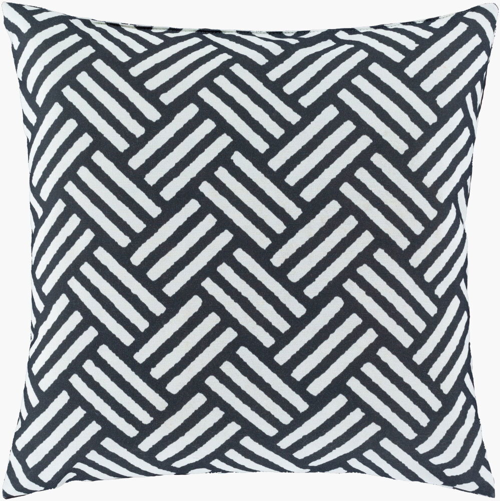 Basketweave Accent Pillow, Decorative Pillow by Surya, 20" length x 20" width