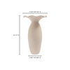 Ruffle 16in Decorative Vessel Ecru thumbnail 4