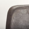 Sawyer I Dark Brown Faux-Leather Seat Black Iron Frame Dining Chair thumbnail 6