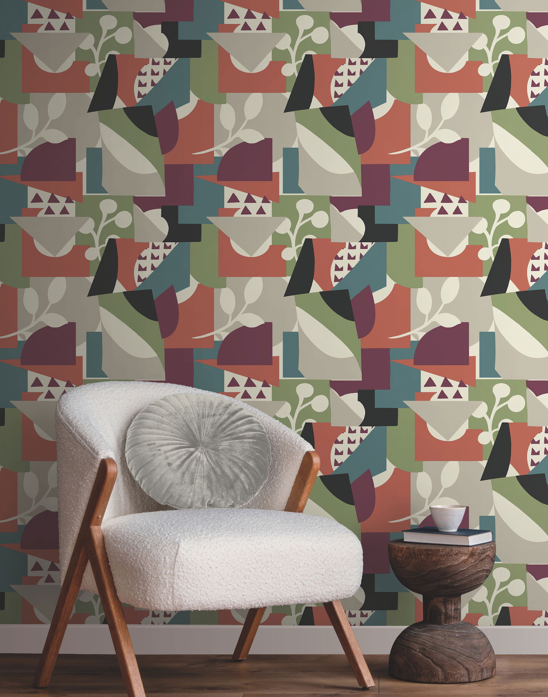 Cut Outs Forest Wallpaper large image 
