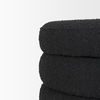 Elise Black Boucle Upholstered Storage Ottoman thumbnail 8