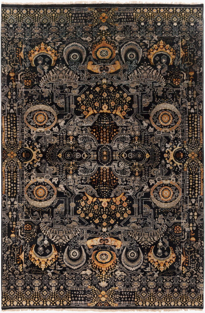 Empress Handmade Rug, by Surya, 5'6" length x 3'6" width