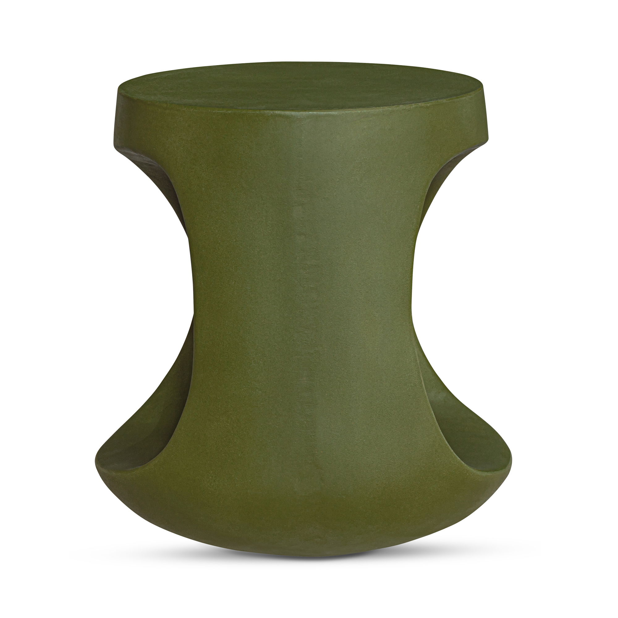 Rothko Outdoor Stool Green, Outdoor Chair by Moe's Home, 1'5.75" width x 1'5.75" height x 1'5.5" depth View 3