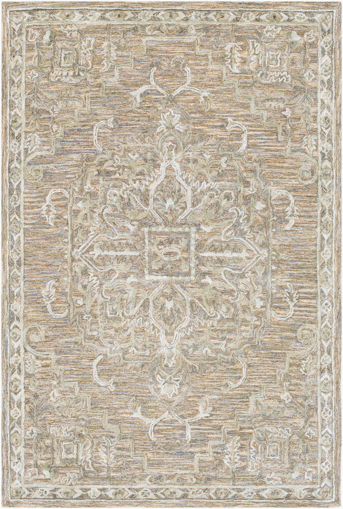 Shelby Handmade Rug, by Surya, 1'6" length x 1'6" width