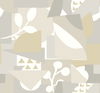 Cut Outs Neutral Wallpaper, by York Wall, 27' length x 2'3" width x 0.02" depth thumbnail 1