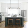 Leighton  Antique Nickel Pendant Light, by Mercana, 15" length x 15" width x 20" height thumbnail 2