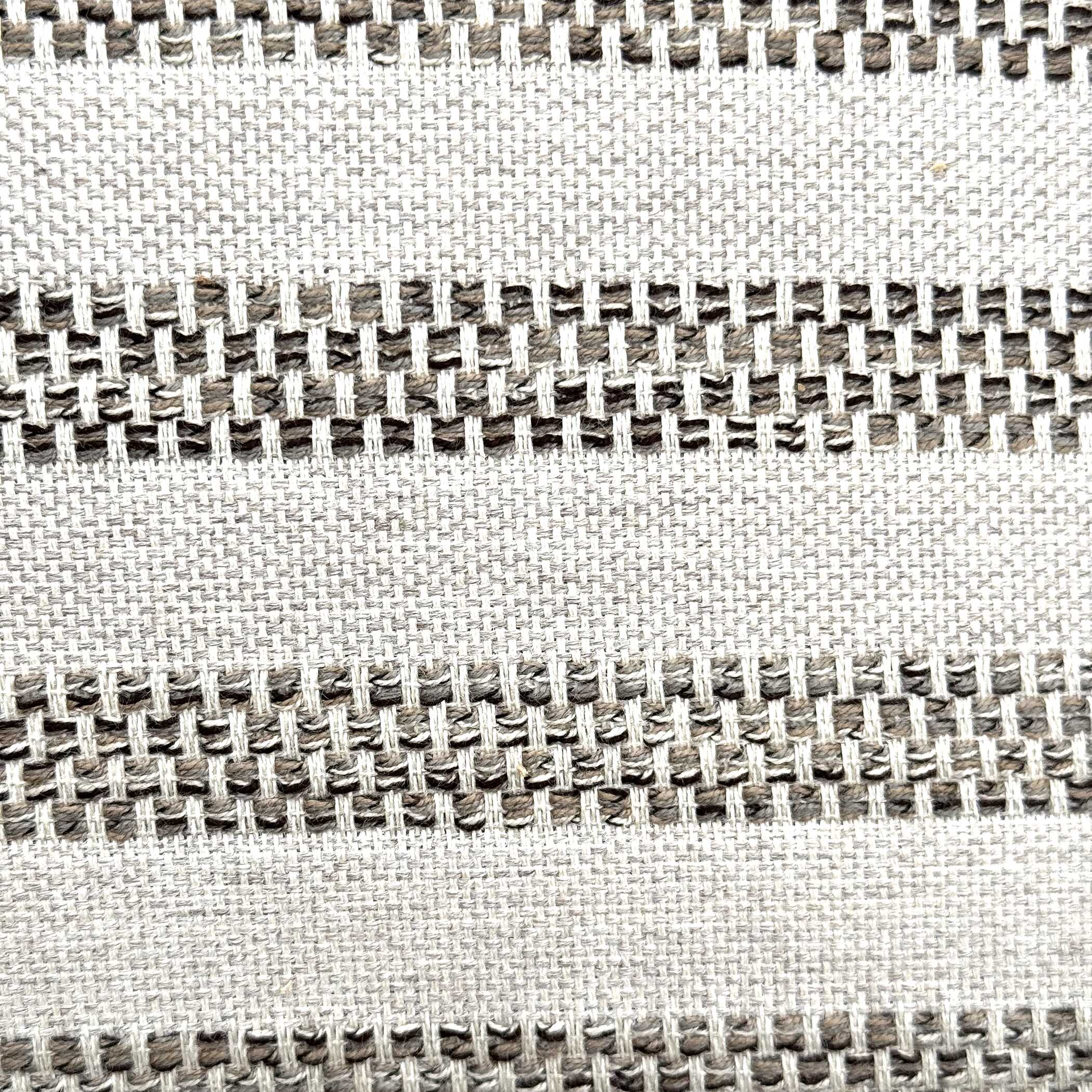 Basket Stripe Rattan Outdoor Pillow large image 