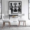 Klismos Accent Chair Set Of 2, by Uttermost, 21" width x 36" height x 24" depth thumbnail 2
