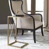 Zafina Gold Accent Table thumbnail 1