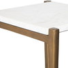 Affinity White Marble Accent Table, Side & End Table by Uttermost, 12.5" width x 22" height x 11" depth thumbnail 7