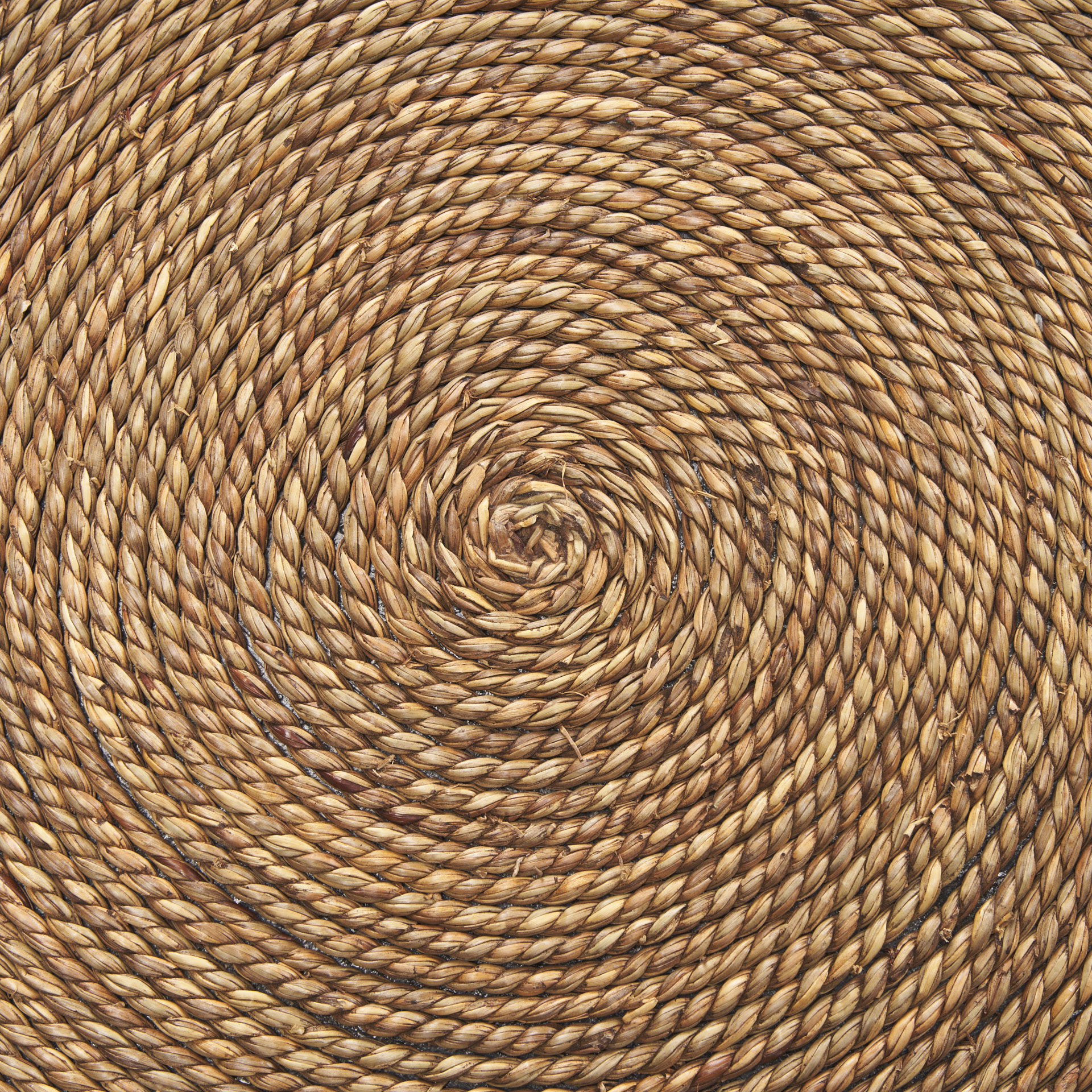 Wenopa Matte Black Wood with Natural Jute Accent Tables large image 