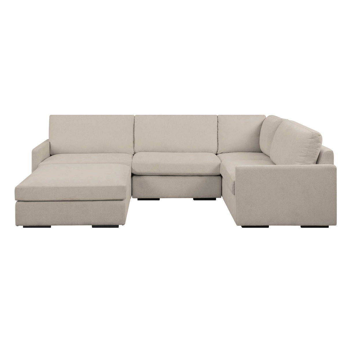 Refuge Sand Corner Sofa, Sofas & Sectional by Uttermost, 37.5" width x 30" height x 37.5" depth View 8