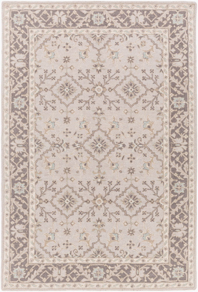 Castille Handmade Rug, by Surya, 1'6" length x 1'6" width